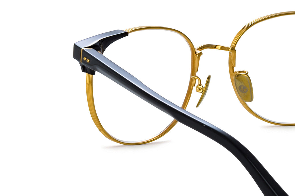 Linda Farrow - Spence Eyeglasses Black/Yellow Gold (C1)