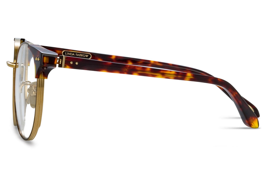 Linda Farrow - Spence Eyeglasses Dark Tortoiseshell/Light Gold (C2)