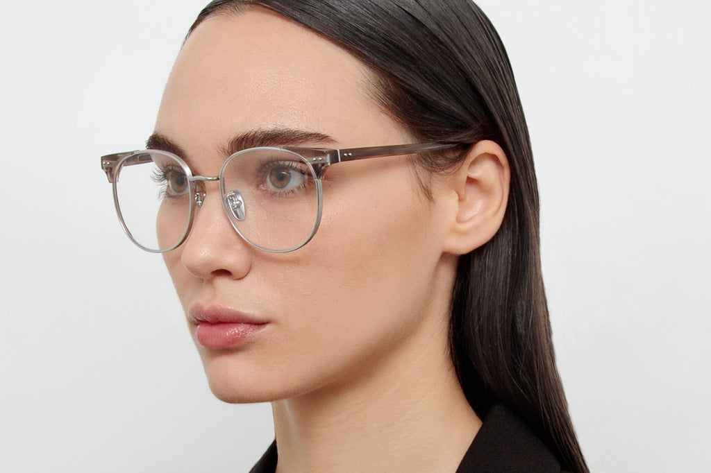 Linda Farrow - Spence Eyeglasses Grey Horn/White Gold (C3)