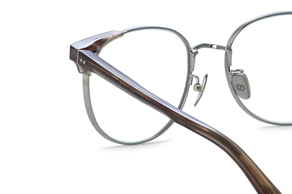 Linda Farrow - Spence Eyeglasses Grey Horn/White Gold (C3)