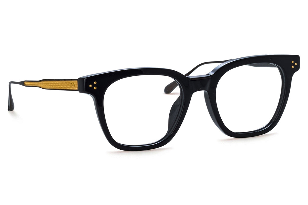 Linda Farrow - Evans Eyeglasses Black/Yellow Gold (C1)