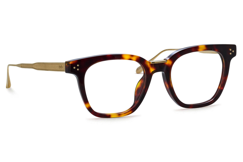 Linda Farrow - Evans Eyeglasses Dark Tortoiseshell/Light Gold (C2)