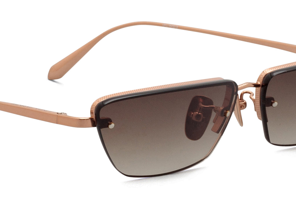 Linda Farrow - Cleo Sunglasses Rose Gold (C3)