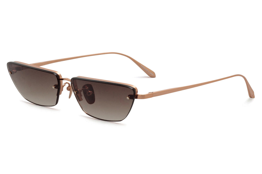 Linda Farrow - Cleo Sunglasses Rose Gold (C3)