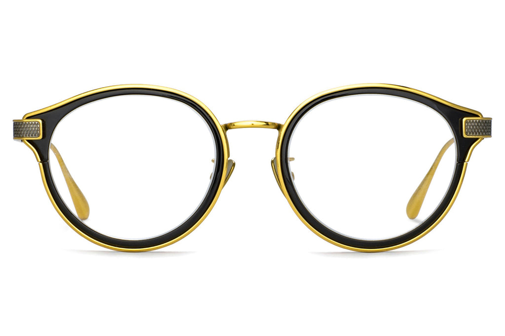 Linda Farrow - Anthony Eyeglasses Black/Yellow Gold (C1)