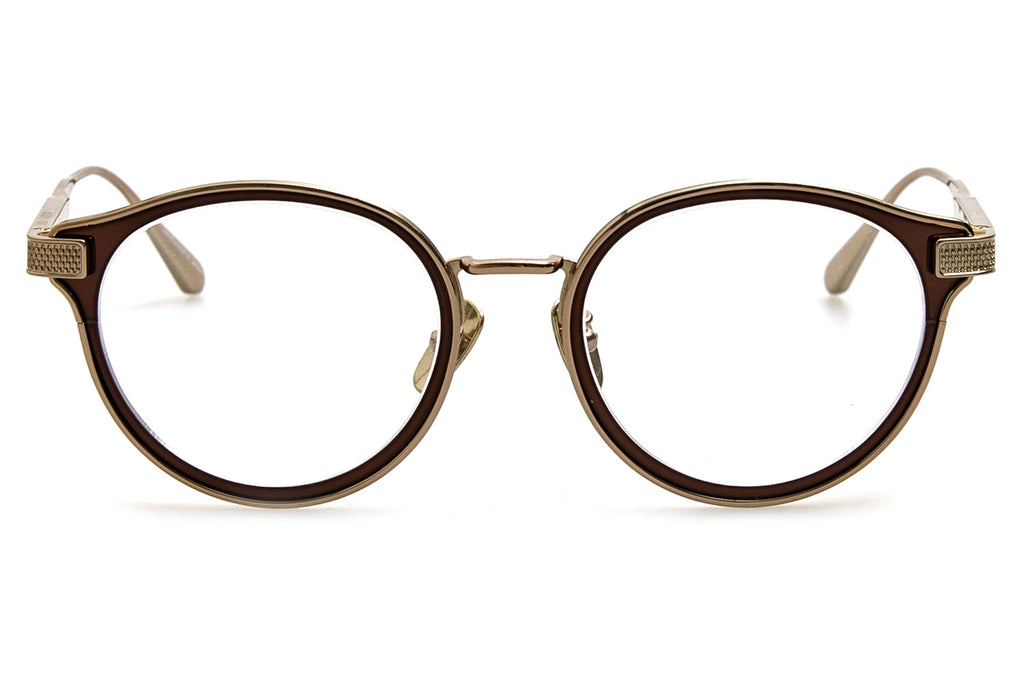 Linda Farrow - Anthony Eyeglasses Metallic Brown/Light Gold (C2)