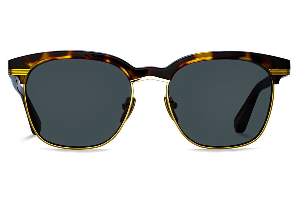 Linda Farrow - Darin Sunglasses Dark Tortoiseshell/Light Gold (C2)