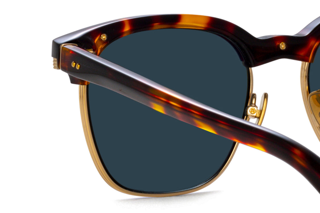 Linda Farrow - Darin Sunglasses Dark Tortoiseshell/Light Gold (C2)