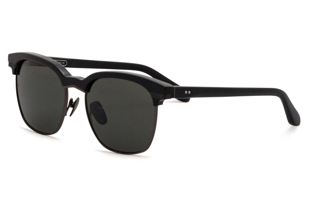 Linda Farrow - Darin Sunglasses Black/Matte Nickel (C3)