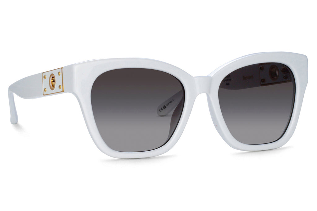 Linda Farrow - Tamara Sunglasses White (C2)