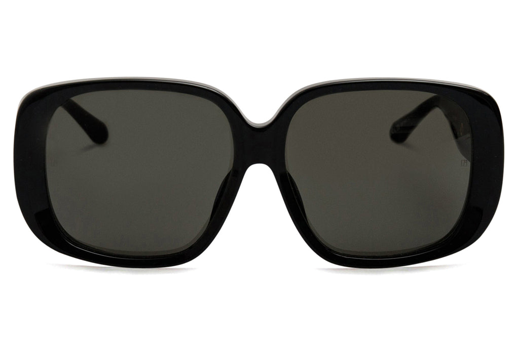 Linda Farrow - Astrid Sunglasses Black/Yellow Gold (C1)