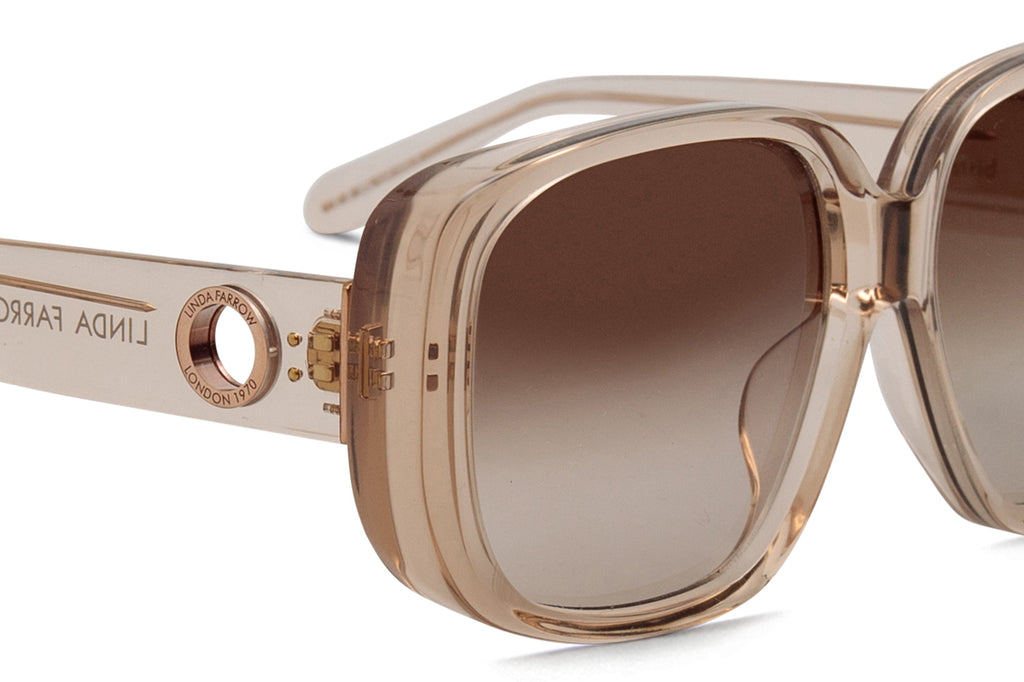 Linda Farrow - Astrid Sunglasses Ash/Rose Gold (C3)