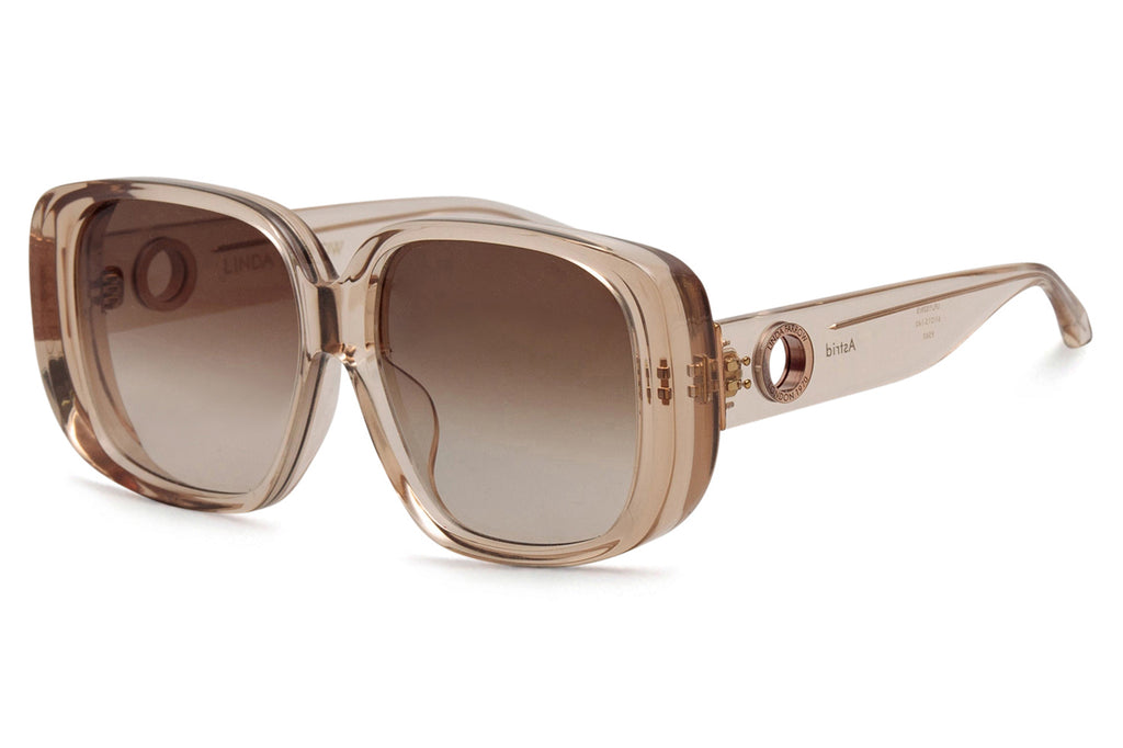 Linda Farrow - Astrid Sunglasses Ash/Rose Gold (C3)