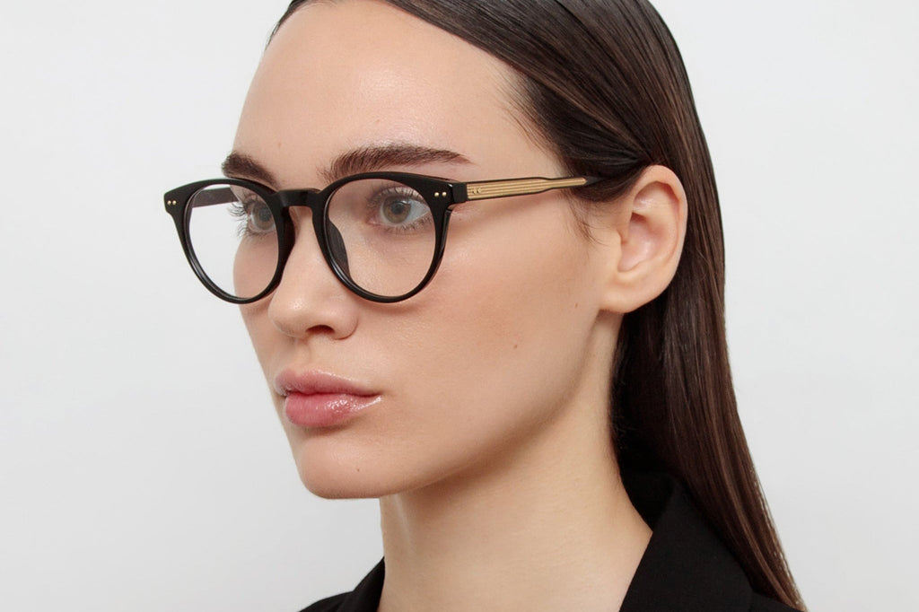 Linda Farrow - Kaan Eyeglasses Black/Yellow Gold (C1)