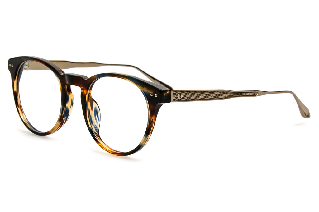 Linda Farrow - Kaan Eyeglasses Earth Horn/Light Gold (C2)