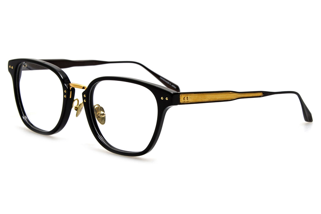 Linda Farrow - Jeffrey Eyeglasses Black/Yellow Gold (C1)