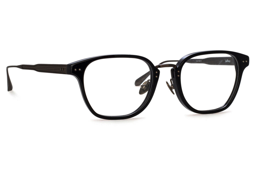 Linda Farrow - Jeffrey Eyeglasses Black/Matte Nickel (C3)