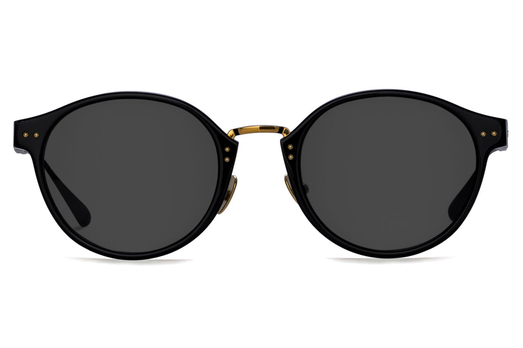 Linda Farrow - Marco Sunglasses Black/Yellow Gold (C1)