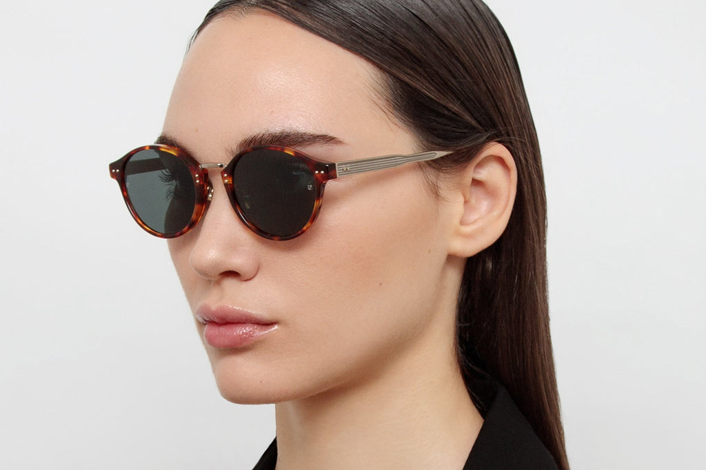 Linda Farrow - Marco Sunglasses Dark Tortoiseshell/Light Gold (C2)