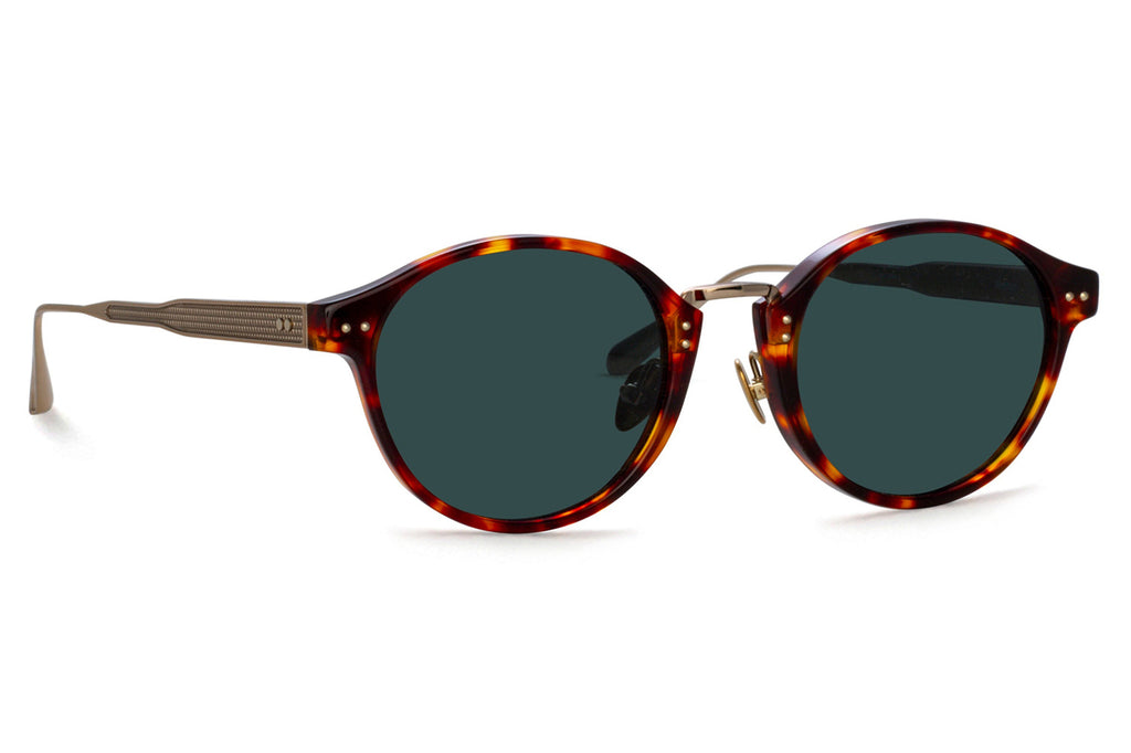 Linda Farrow - Marco Sunglasses Dark Tortoiseshell/Light Gold (C2)