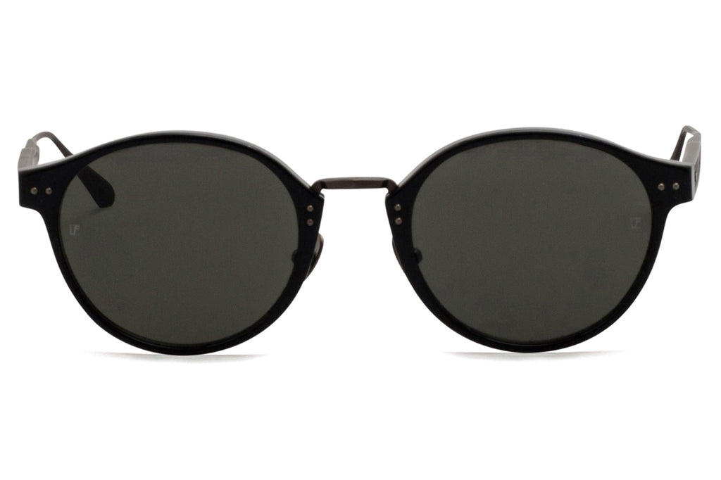 Linda Farrow - Marco Sunglasses Black/Matte Nickel (C3)