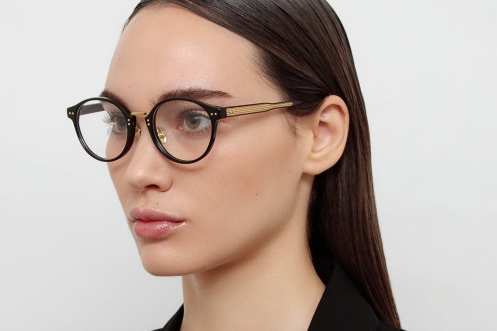 Linda Farrow - Marco Eyeglasses Black/Yellow Gold (C4)