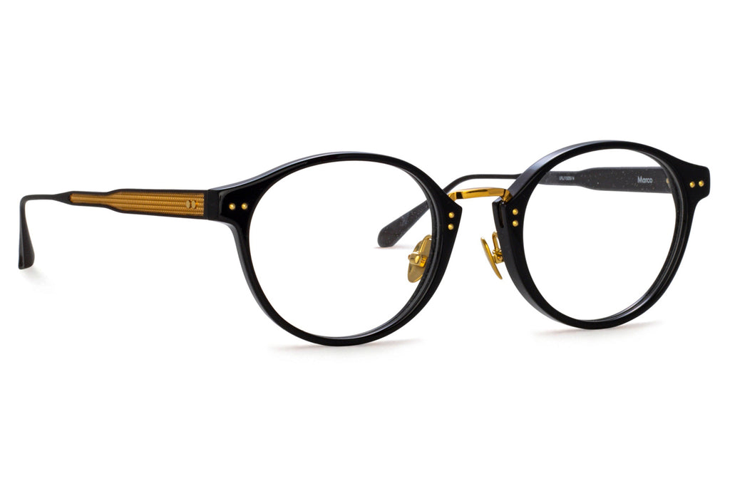 Linda Farrow - Marco Eyeglasses Black/Yellow Gold (C4)