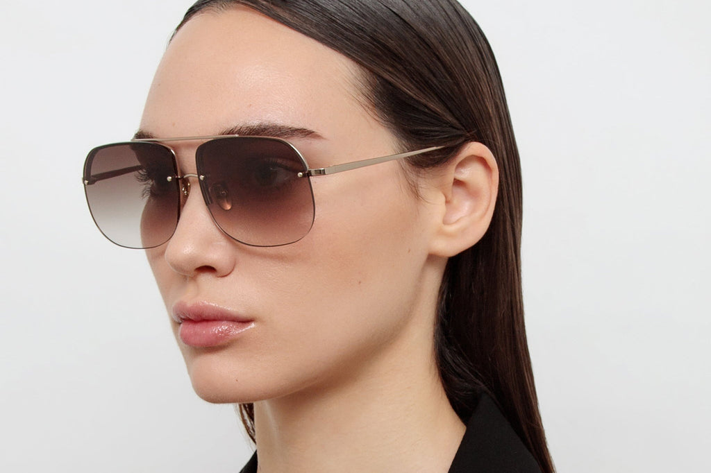 Linda Farrow - Seren Sunglasses Light Gold (C1)