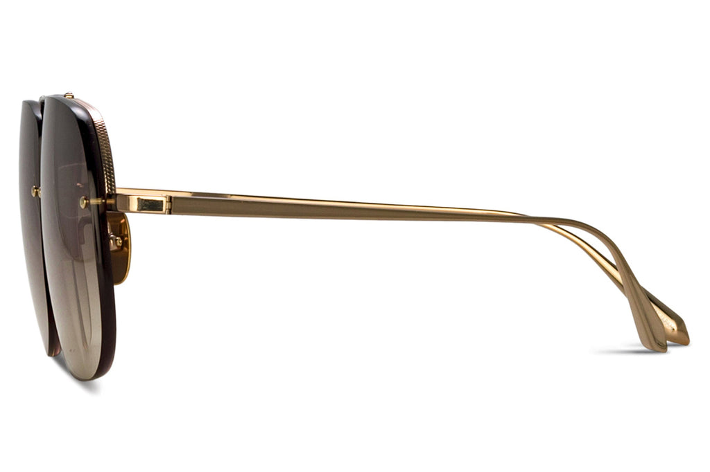 Linda Farrow - Seren Sunglasses Light Gold (C1)