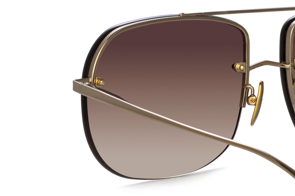 Linda Farrow - Seren Sunglasses Light Gold (C1)