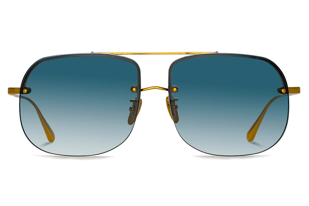 Linda Farrow - Seren Sunglasses Yellow Gold (C2)