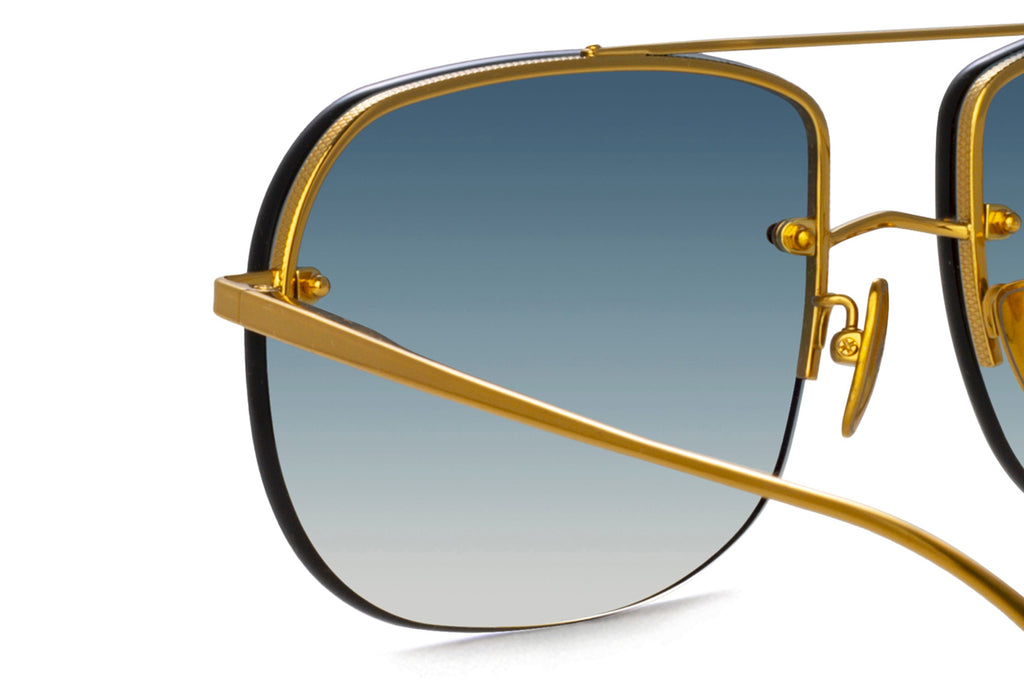 Linda Farrow - Seren Sunglasses Yellow Gold (C2)