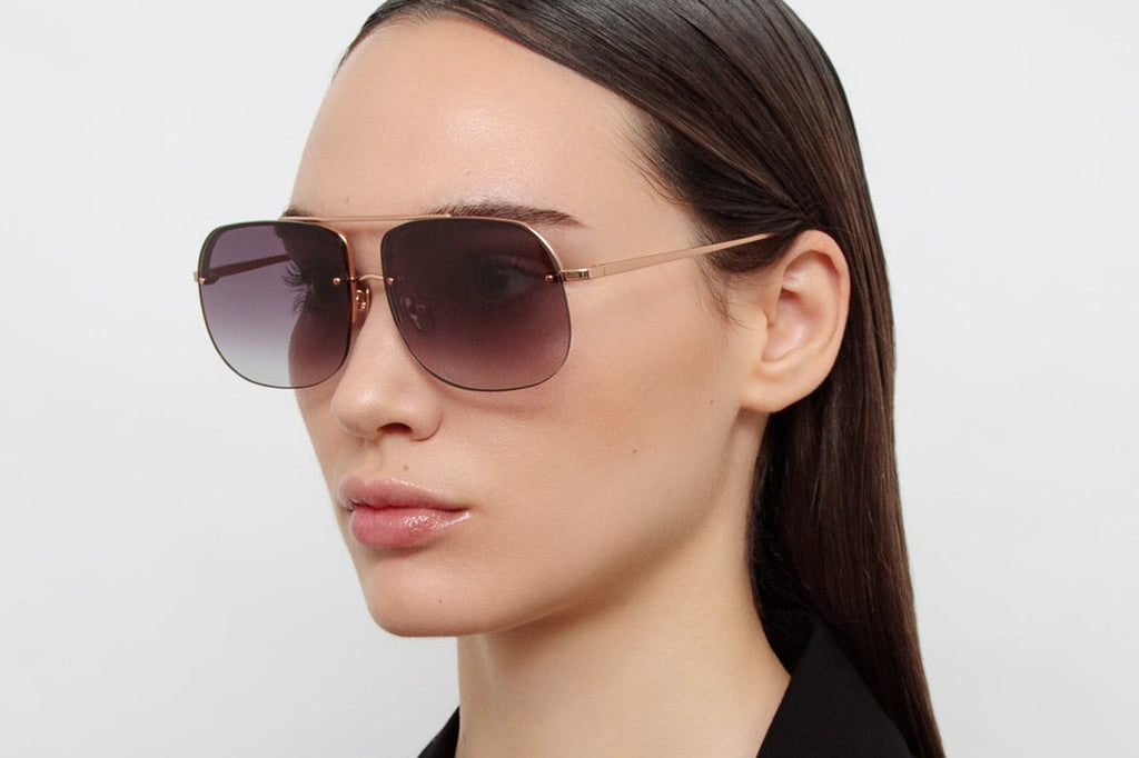 Linda Farrow - Seren Sunglasses Rose Gold (C3)