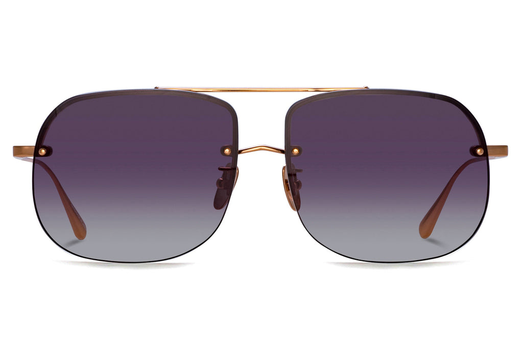 Linda Farrow - Seren Sunglasses Rose Gold (C3)