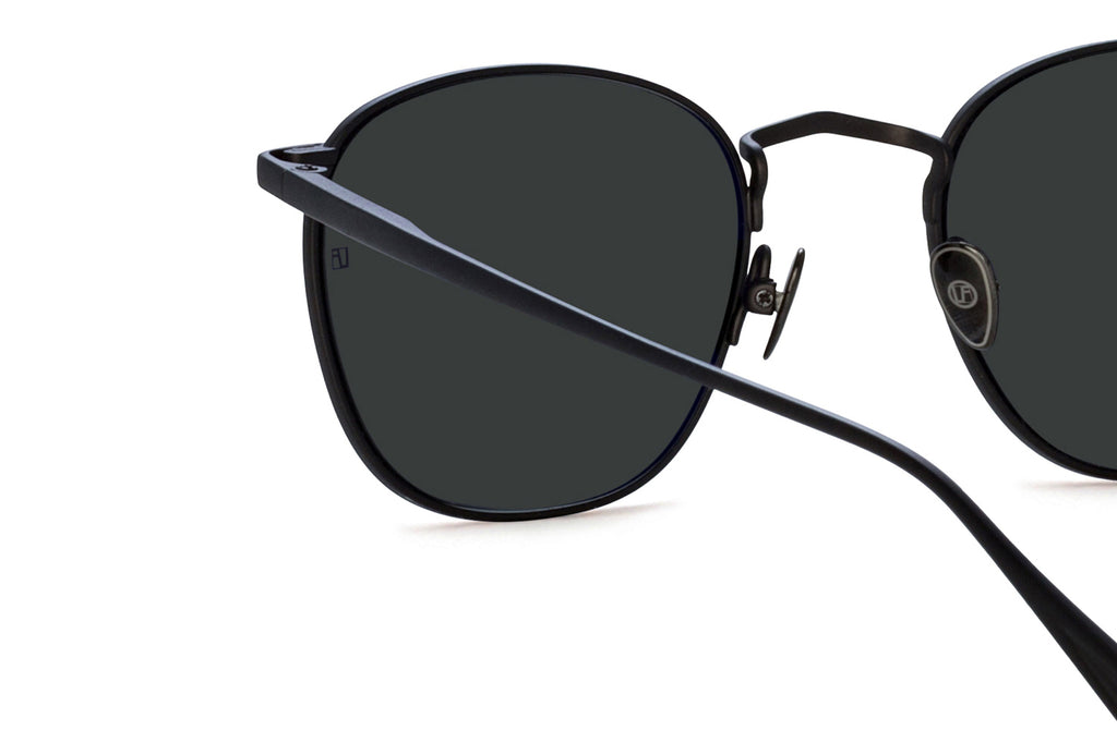 Linda Farrow - Simon Sunglasses Matte Nickel (C21)