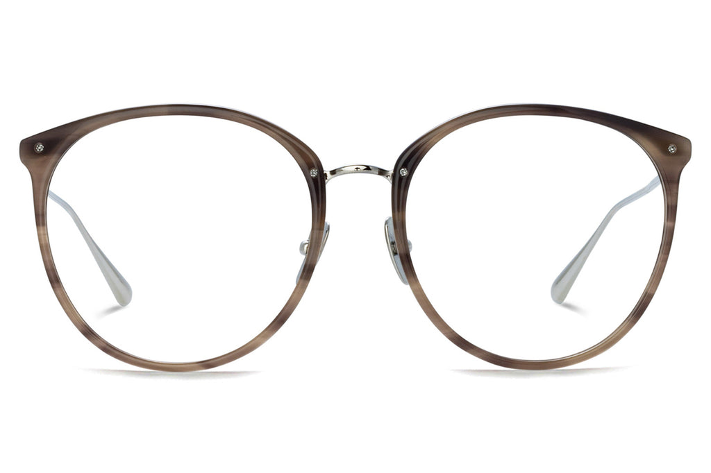 Linda Farrow - Kings Eyeglasses Grey Horn (C38)