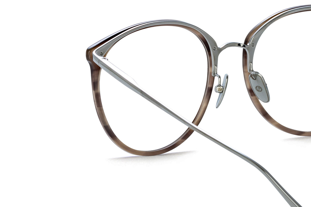 Linda Farrow - Kings Eyeglasses Grey Horn (C38)