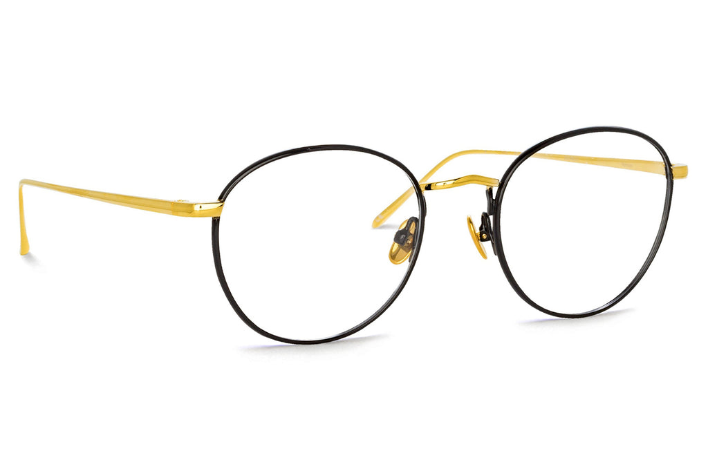 Linda Farrow - Harrison Eyeglasses Black/Yellow Gold (C1)