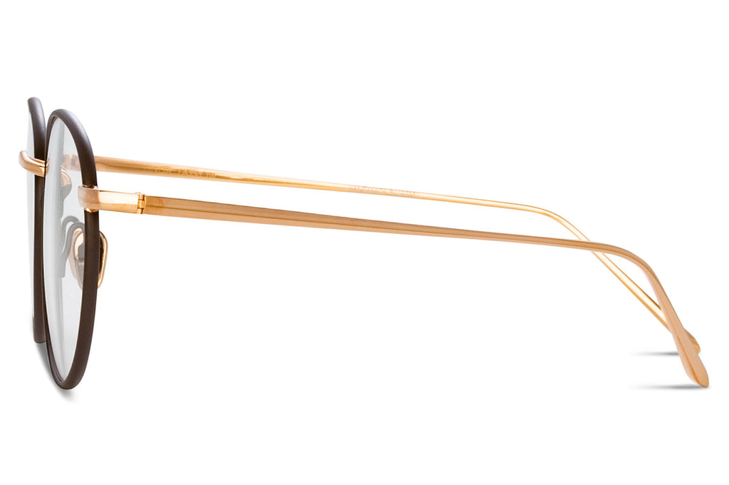 Linda Farrow - Harrison Eyeglasses Brown/Rose Gold (C4)