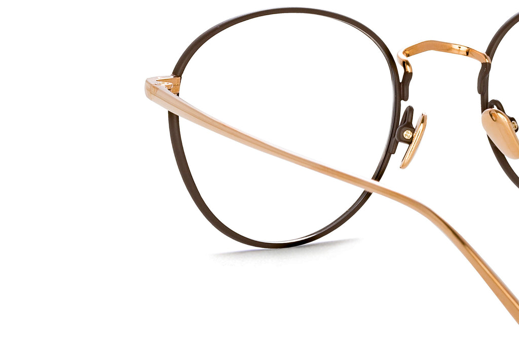 Linda Farrow - Harrison Eyeglasses Brown/Rose Gold (C4)