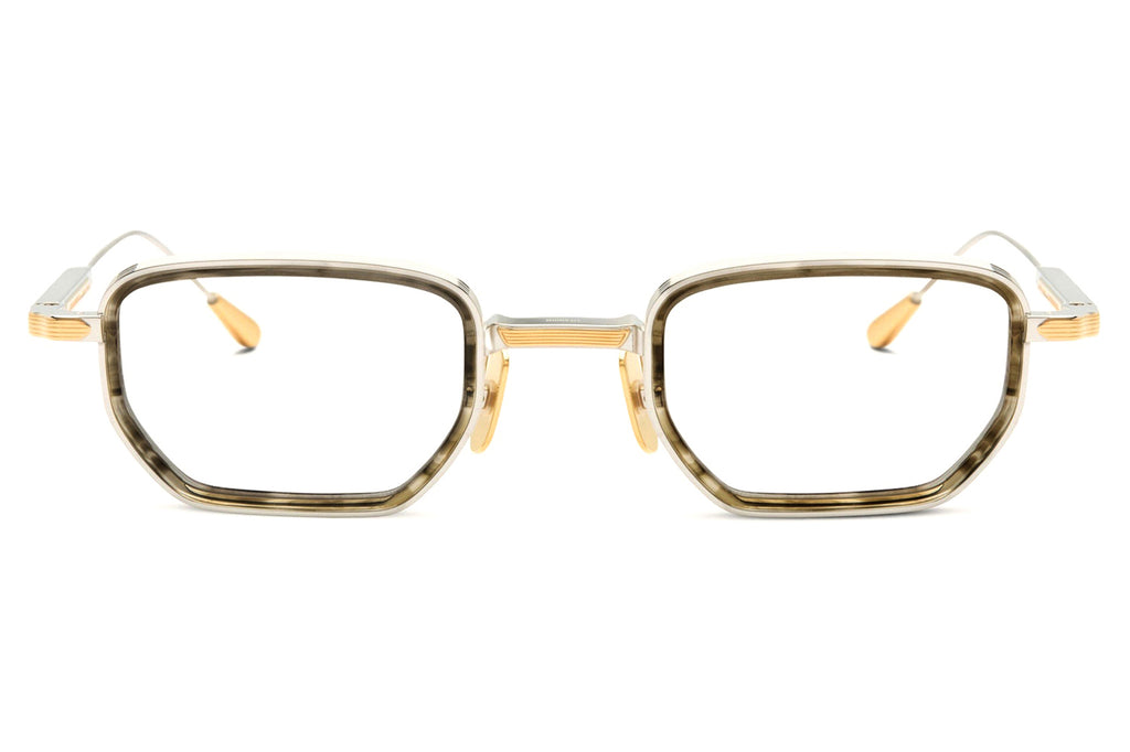 Lunetterie Générale - All The Time In The World Eyeglasses Palladium and 18K Gold & Olive