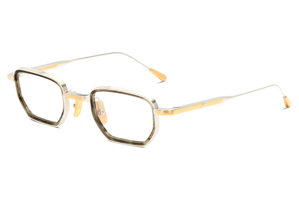 Lunetterie Générale - All The Time In The World Eyeglasses Palladium and 18K Gold & Olive