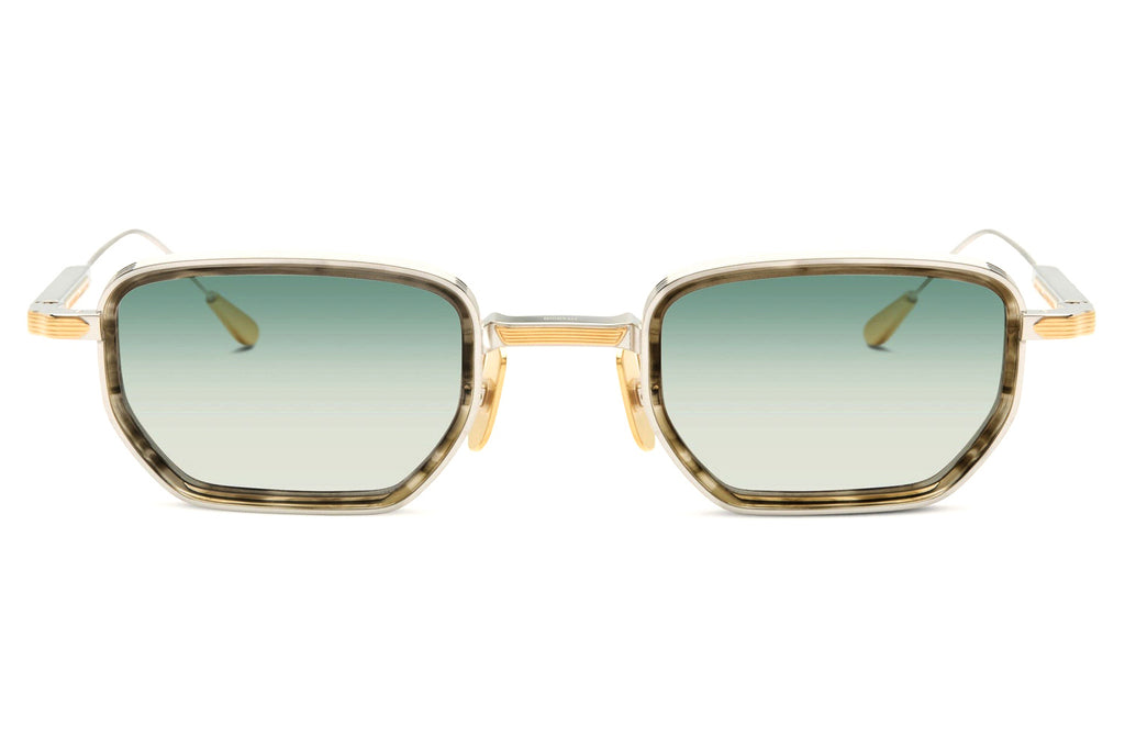 Lunetterie Générale - All The Time In The World Sunglasses Palladium and 18K Gold & Olive