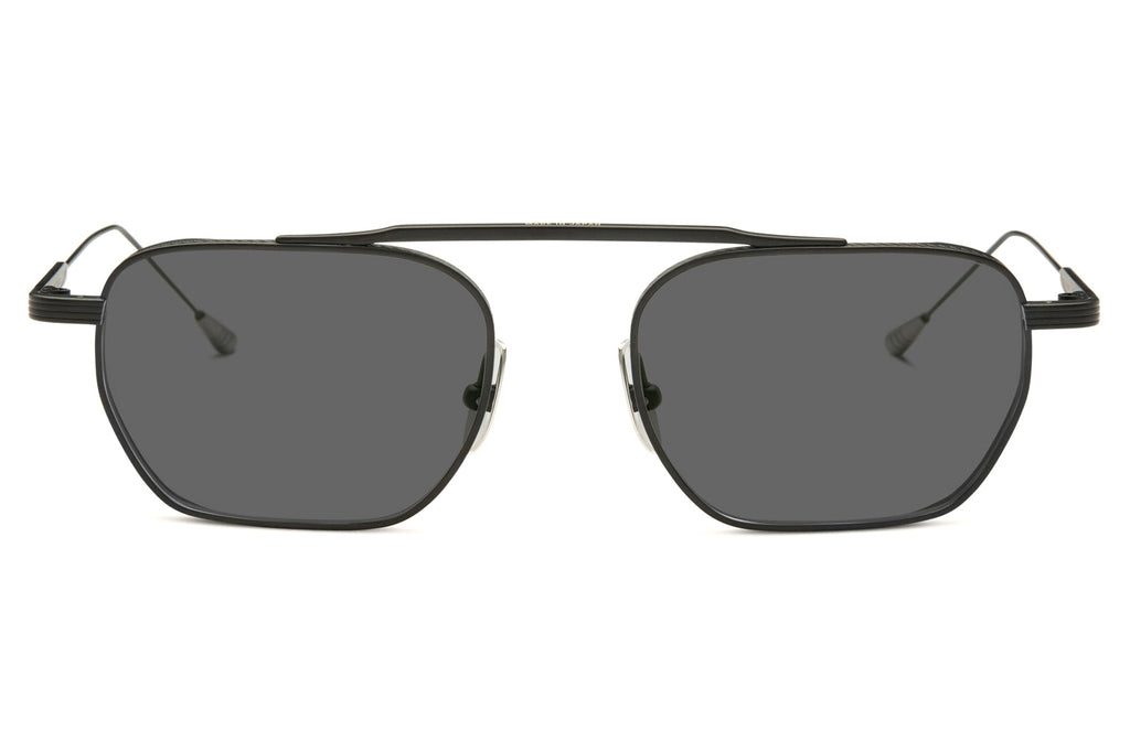 Lunetterie Générale - Concorde Sunglasses Black & Palladium with Solid Grey Lenses