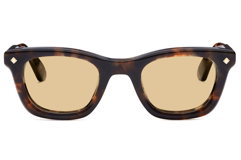 Lunetterie Générale - Forever Young Sunglasses Medium Tortoise & 24k Gold with Solid Bronze Lenses