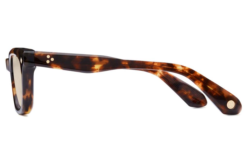 Lunetterie Générale - Forever Young Sunglasses Medium Tortoise & 24k Gold with Solid Bronze Lenses