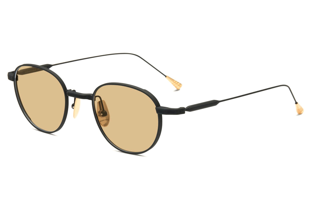 Lunetterie Générale - No Time to Die Sunglasses Black & 18K Gold with Solid Bronze Lenses