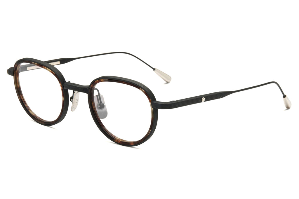 Lunetterie Générale - Panache Eyeglasses Black and Palladium & Medium Tortoise