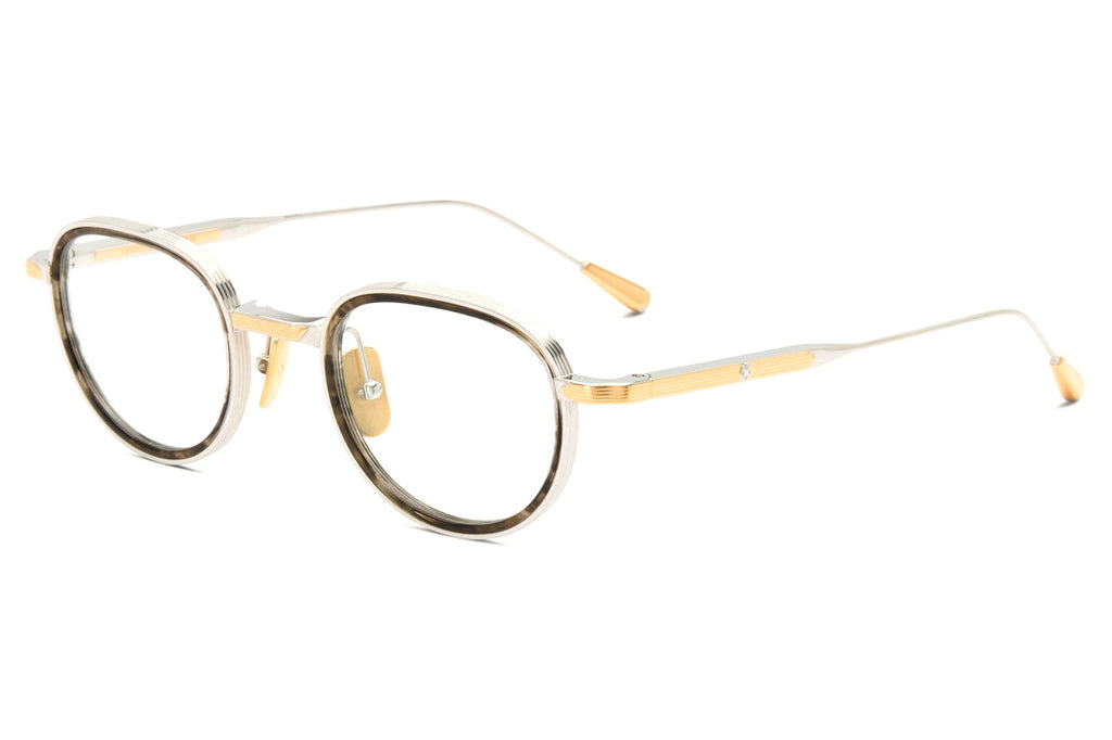 Lunetterie Générale - Panache Eyeglasses Palladium and 18K Gold & Olive