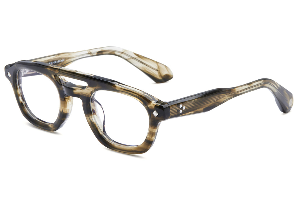 Lunetterie Générale - Pièce de Résistance Eyeglasses Olive & Palladium